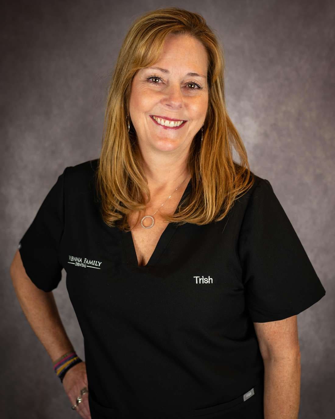 Trish, our front office manager